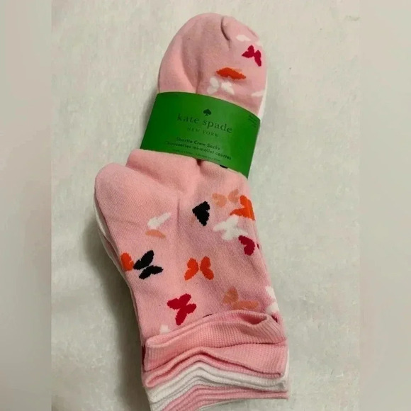 kate spade Accessories - KATE SPADE CREW  SOCKS NEW